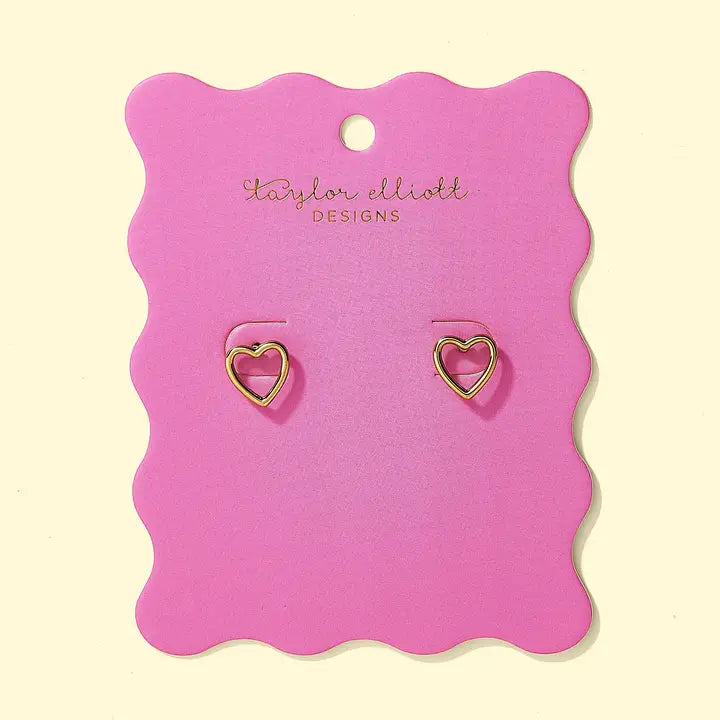 Louisa Heart Stud