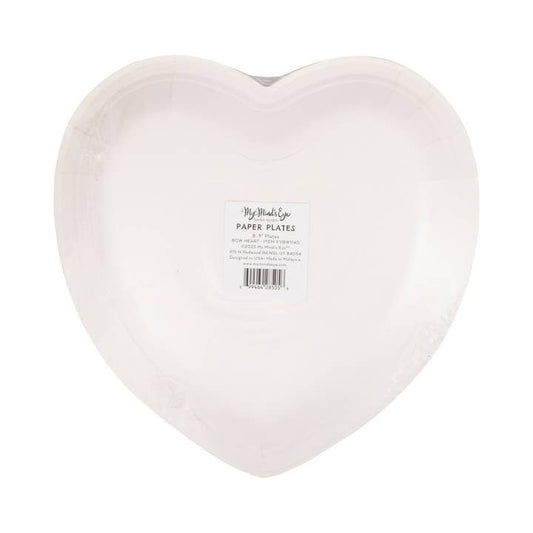 Tied Bow Heart Plates