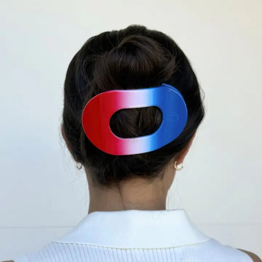 Flat Round Hair Clip - Large - Miss Americana