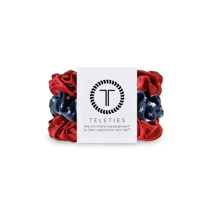 Large Silk Scrunchies - Independence Bae