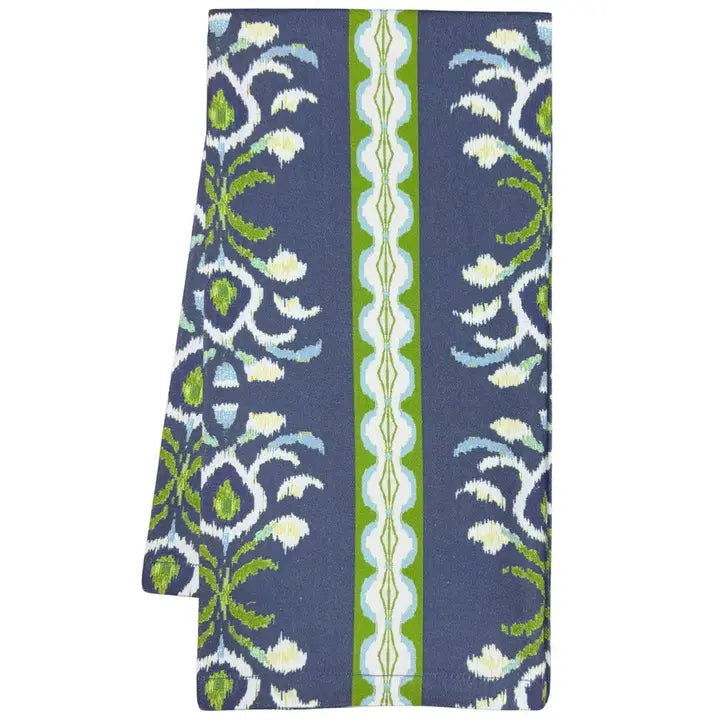 Tea Towel - Rosemary Stripe Indigo