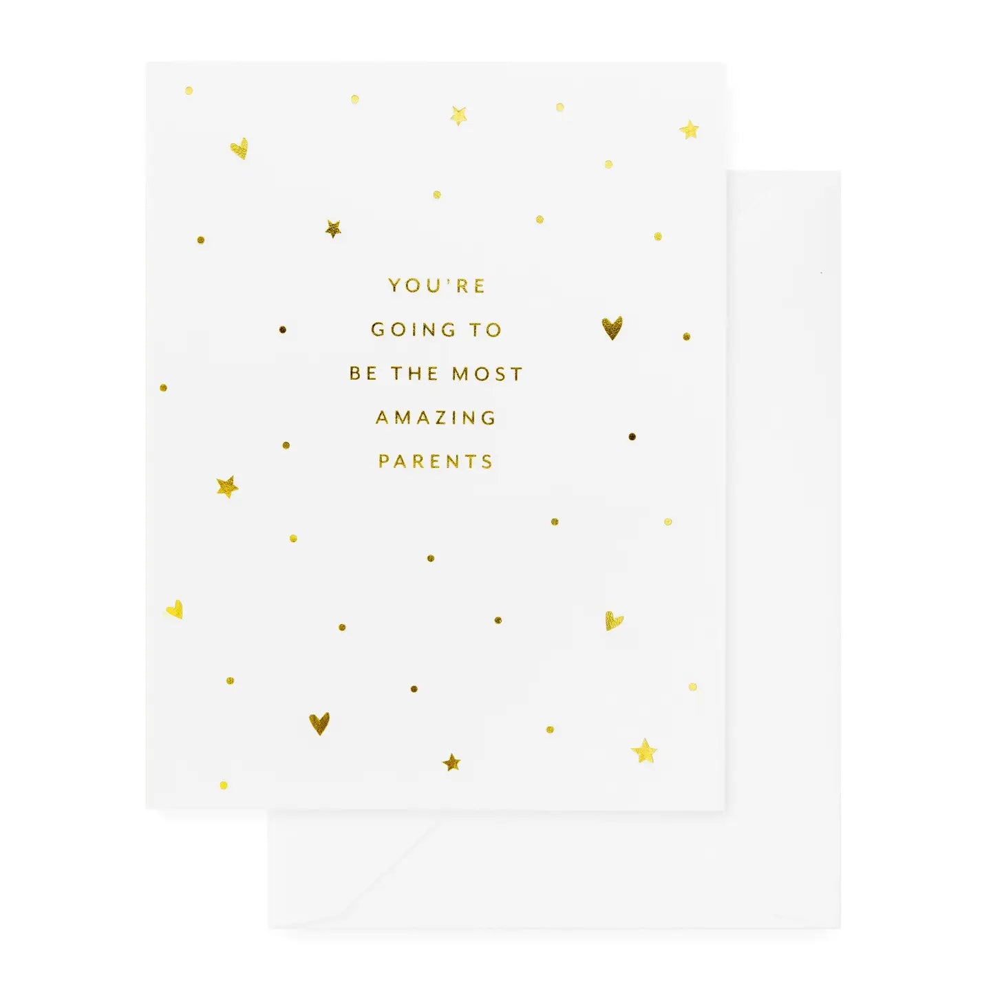 Gold Most Amazing Parents Card