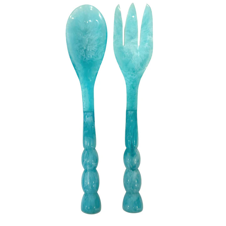 Bermuda Salad Servers - Blue