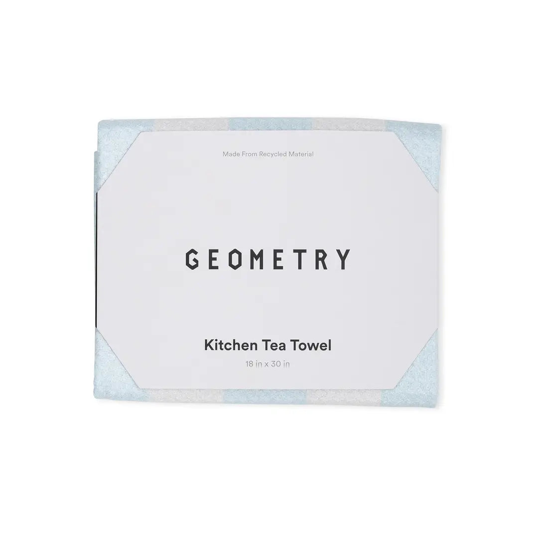 Summer Bold Blue Kitchen Tea Towel