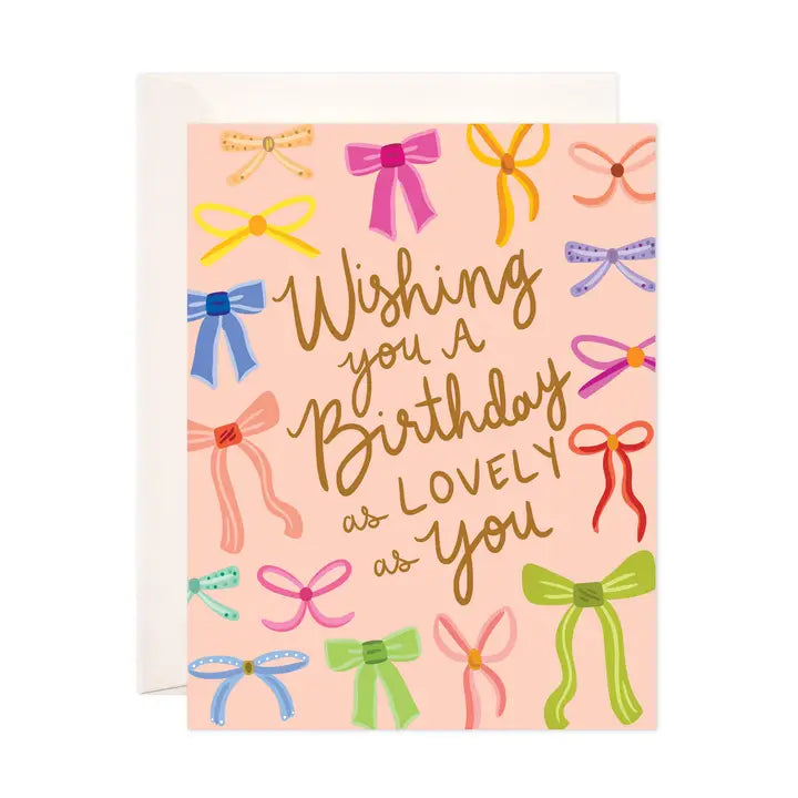 Lovely Bows Birthday Card