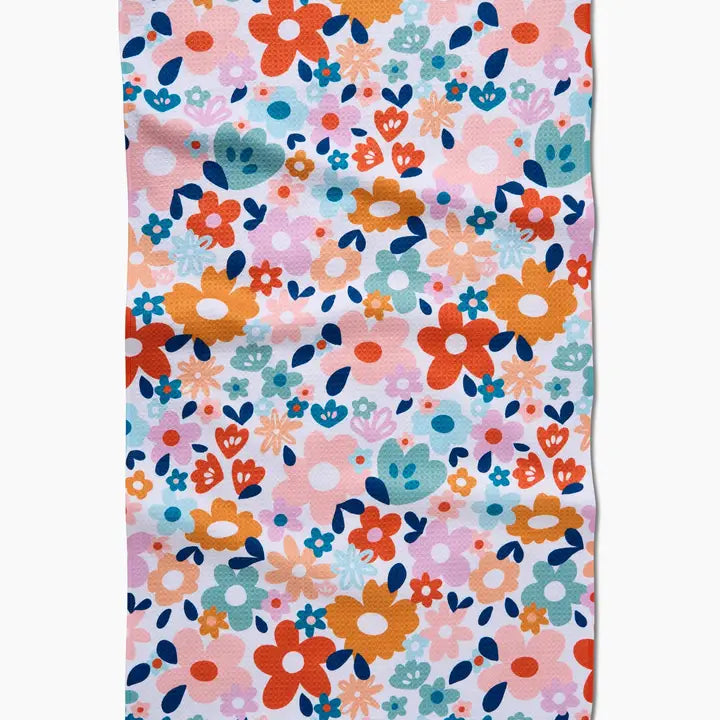 Whimsy Floral Tea Towel