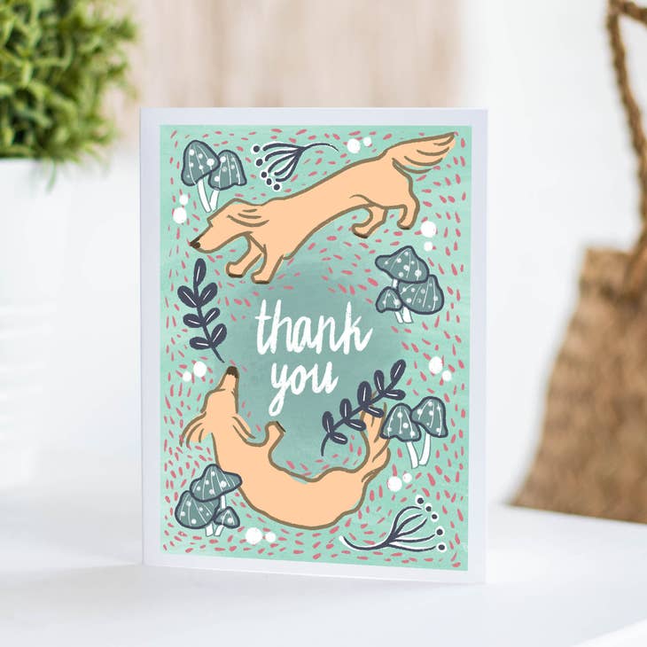 Doxie Thank You Card