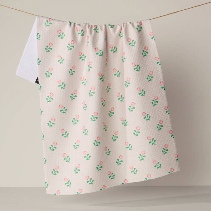 Lucky Blossom Tea Towel