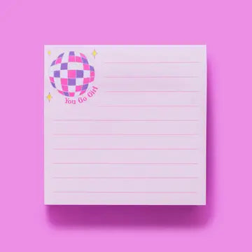 You Go Girls Sticky Reminder Pad