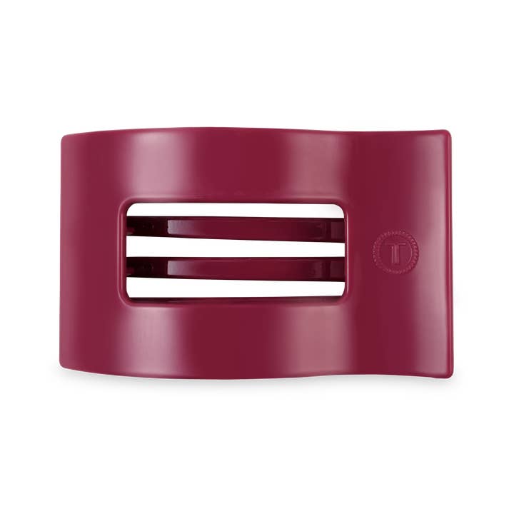 Medium Flat Rectangle Hair Clip - Wild Side