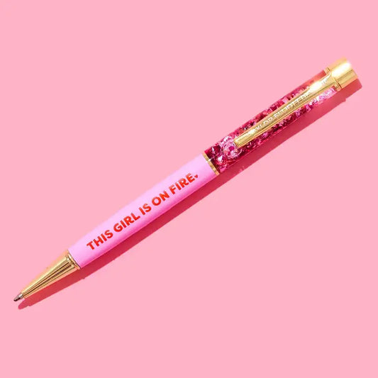 Confetti Pink Pens - This Girls is on Fire