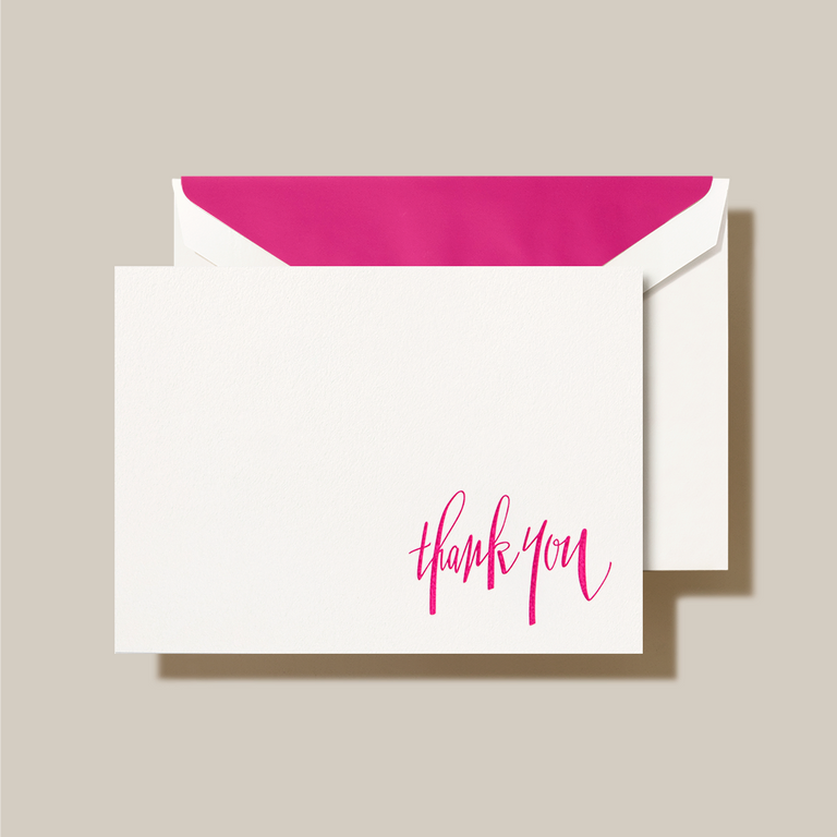 Raspberry Thank You Notes