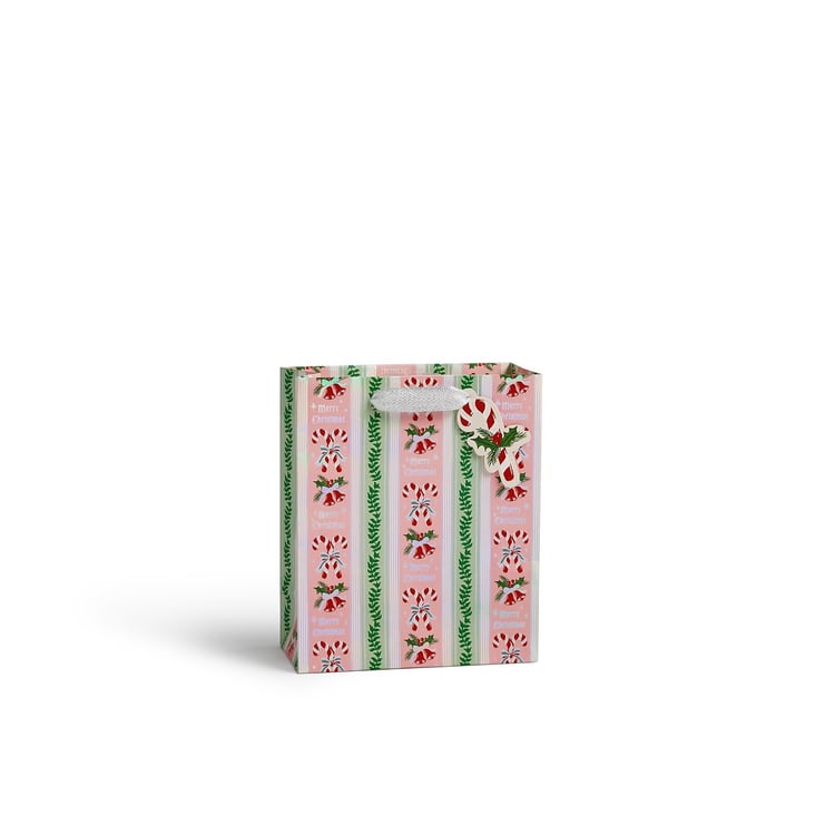 Gift Bag Medium - Candy Cane Stripe
