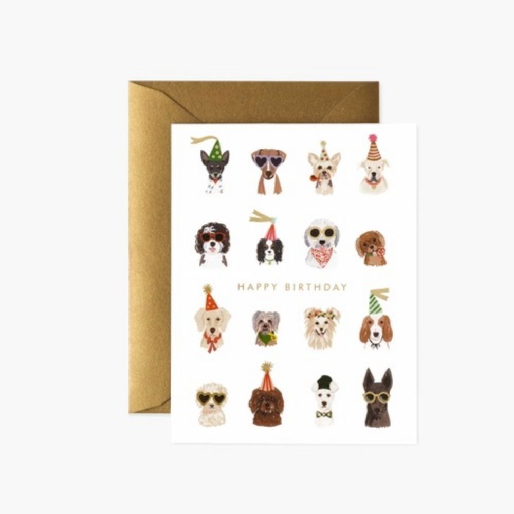 Boxed Set - Party Pups Birthday Cards