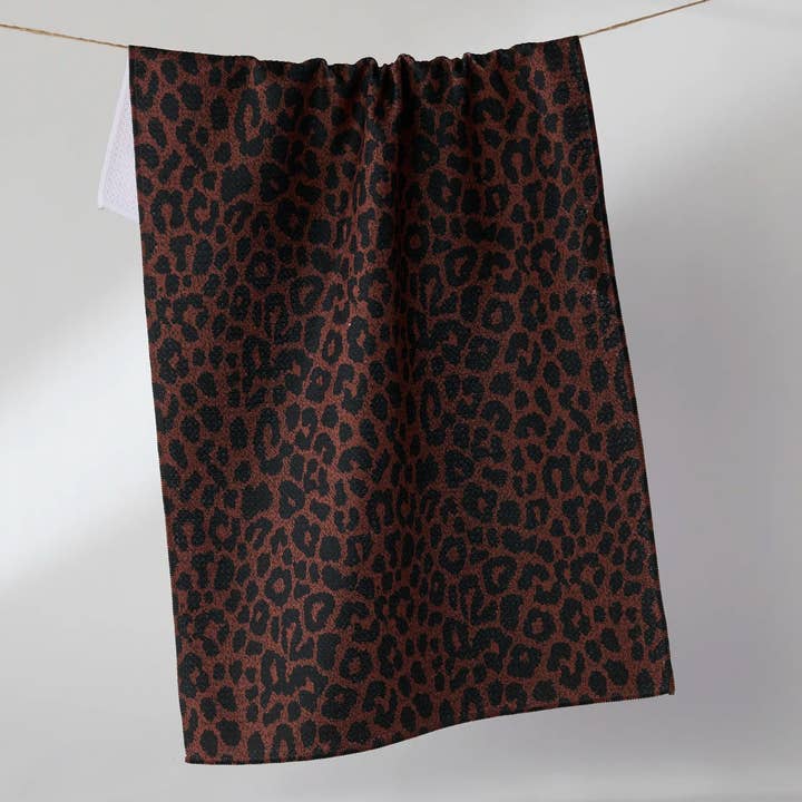 Midnight Safari Tea Towel