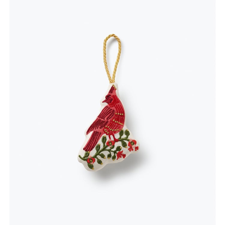 Embroidered Ornament - Cardinals