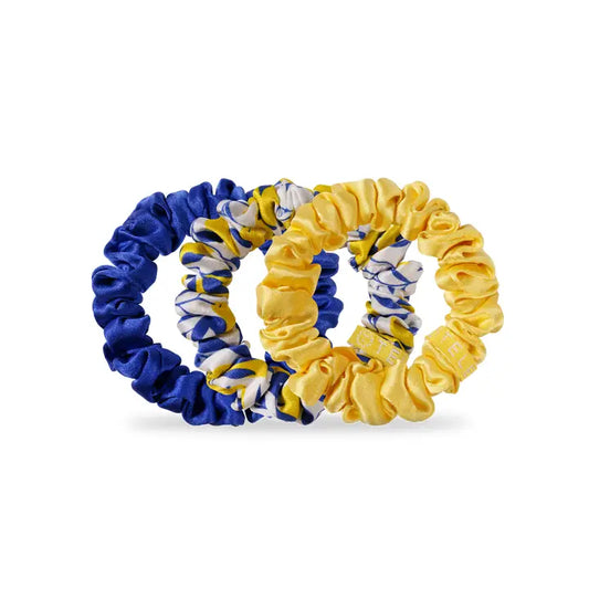 Small Silk Scrunchies - Limoncello