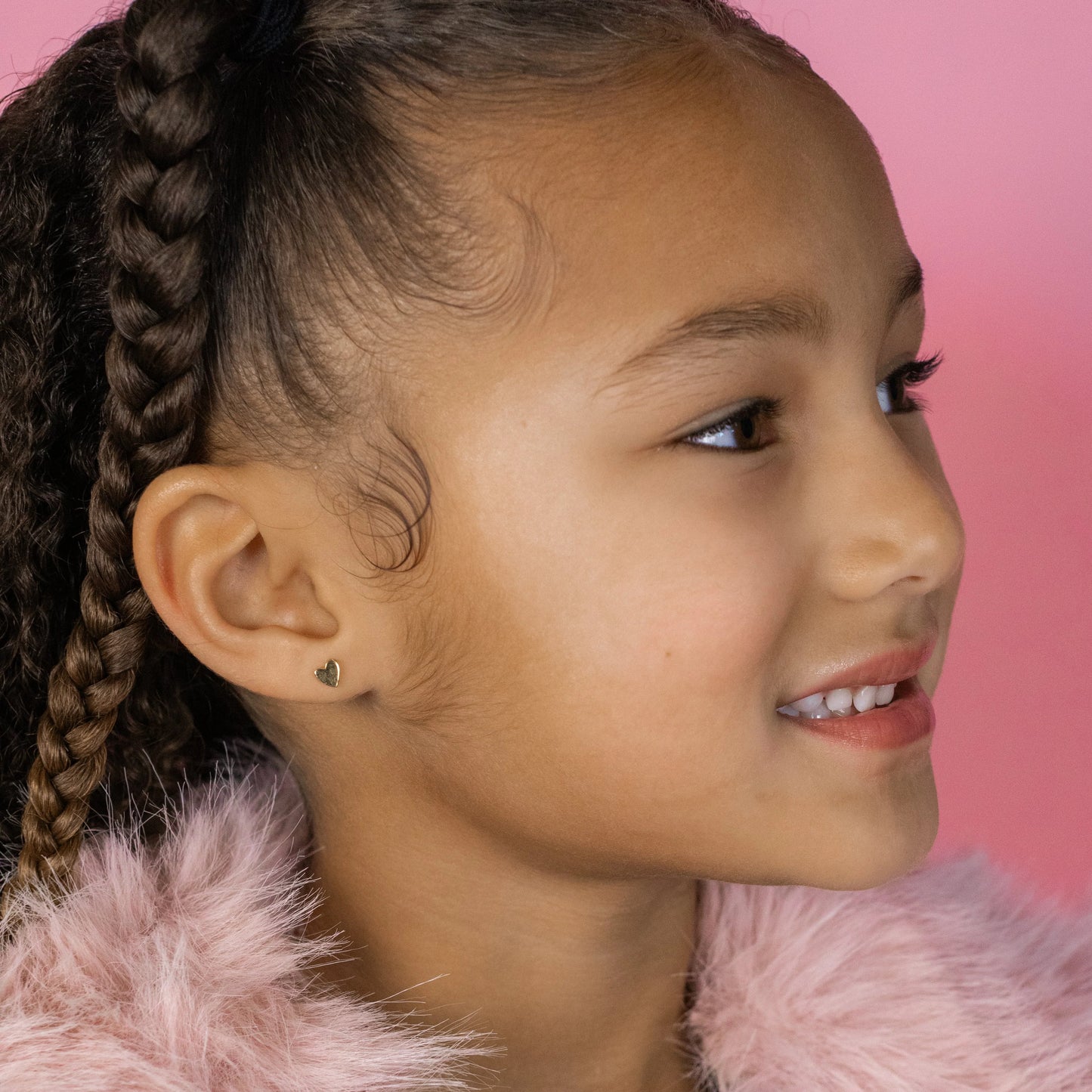 Tiny Stud Earrings - Hearts