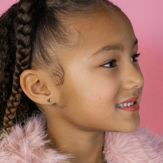 Tiny Stud Earrings - Hearts