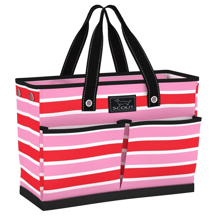 The BJ Bag Pocket Tote - Candy Striper