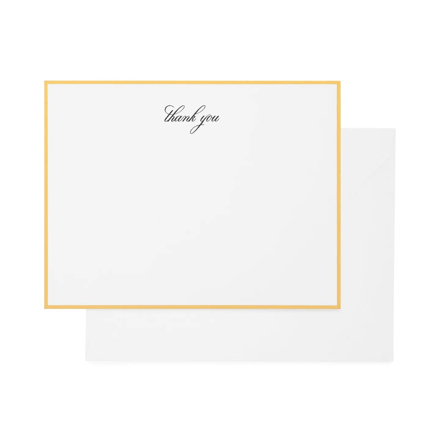 Note Set - Script Black Thank You