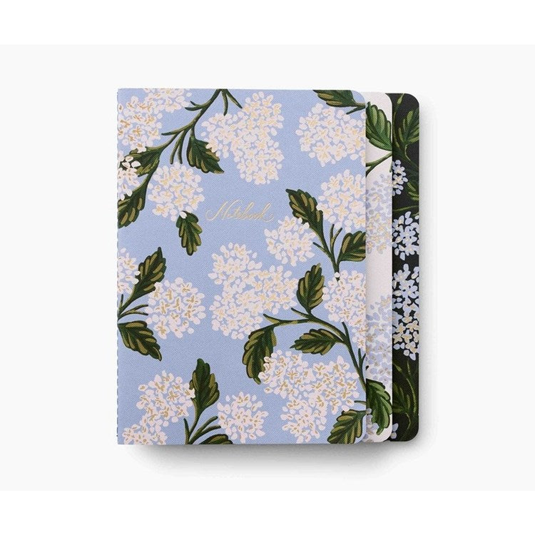 Notebooks Set of 3 Assorted - Hydrangea