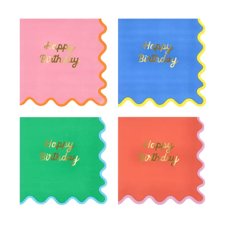 Large Napkins - Wiggle Edge