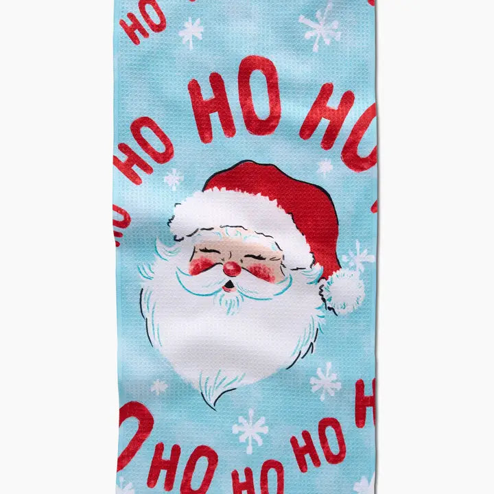 Merry Santa Claus Bar Towel