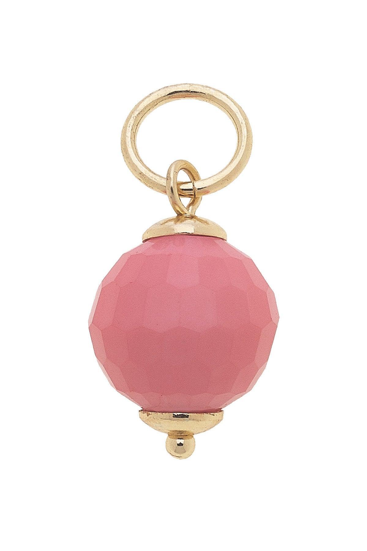 Charm - Resin Bead Pink