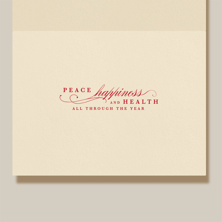 Engraved Holiday Cards - Regal Stag