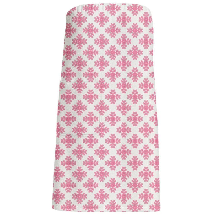 Bath Wrap - Brushstrokes Pink