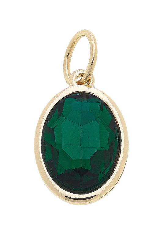 Birthstone Charm - May Emerald