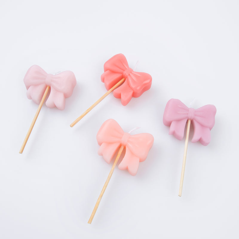 Candles - Pink Bow