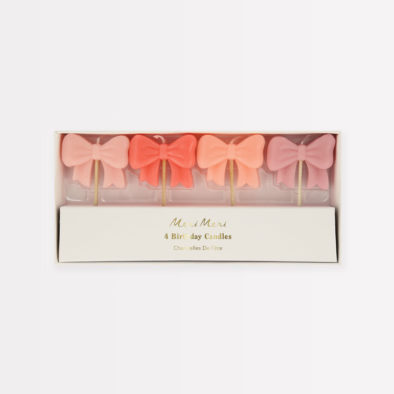 Candles - Pink Bow