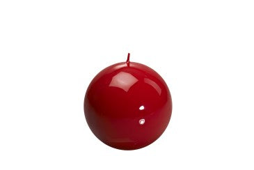 Meloria Ball Candle -Red - 4"