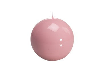 Meloria Ball Candle - Pink - 4 3/4"
