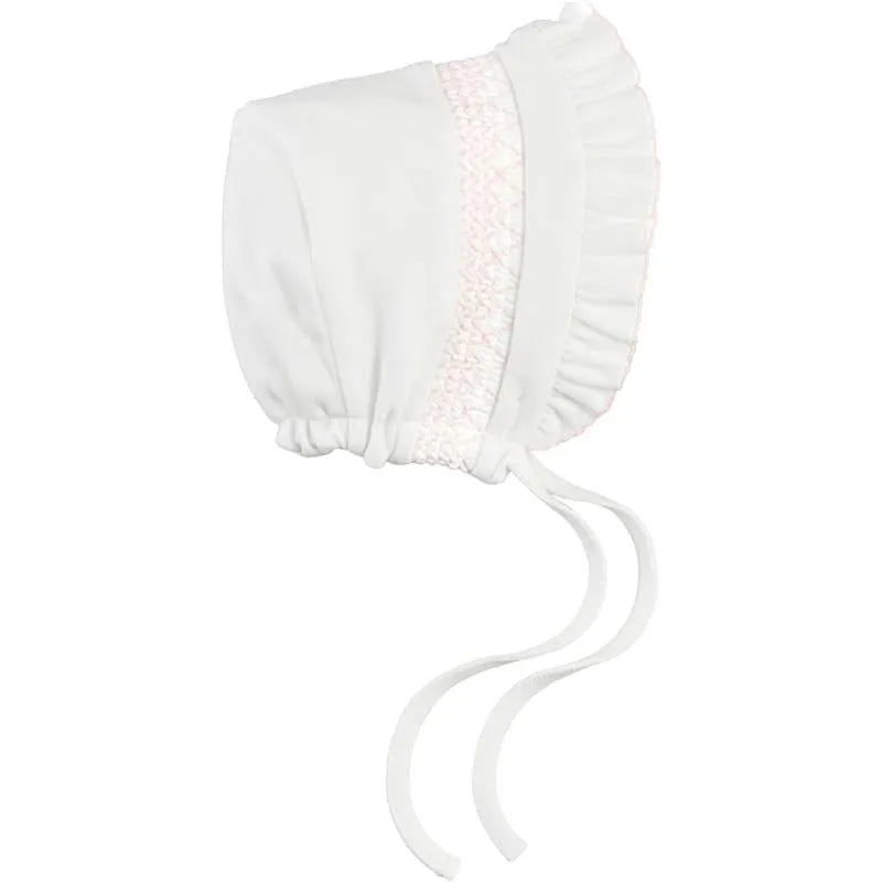 Smocked Bonnet - Pink