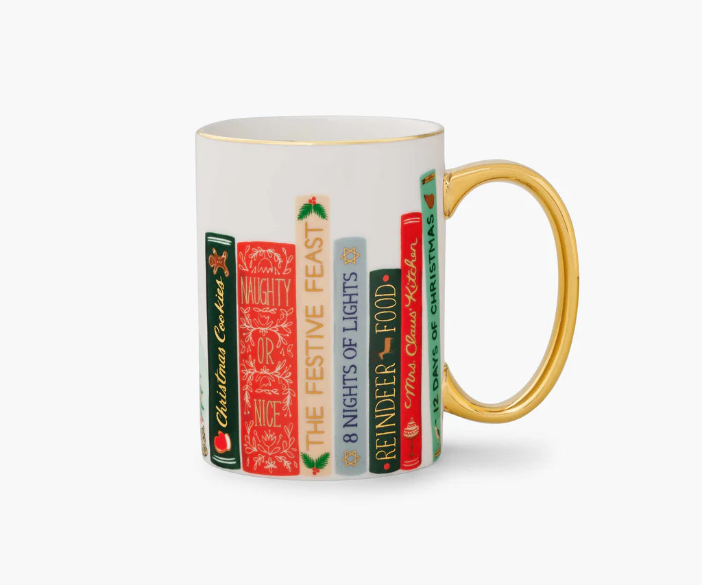 Porcelain Mug - Festive Book Club