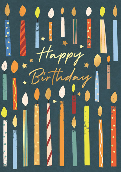 Greeting Card - Birthday Candles