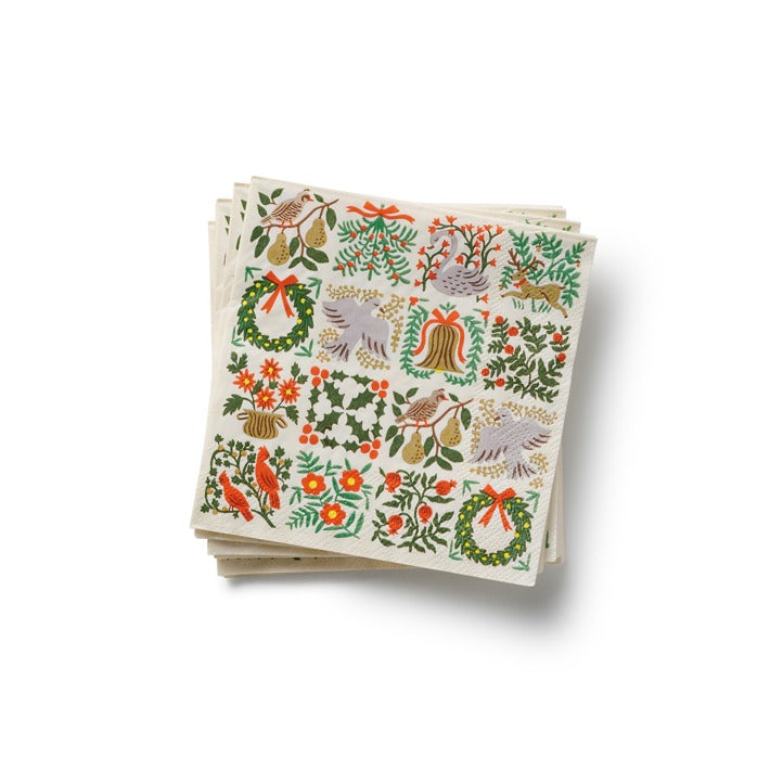 Cocktail Napkins - Christmastide