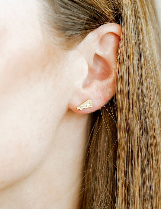 Screwback Stud Earrings - Cheer