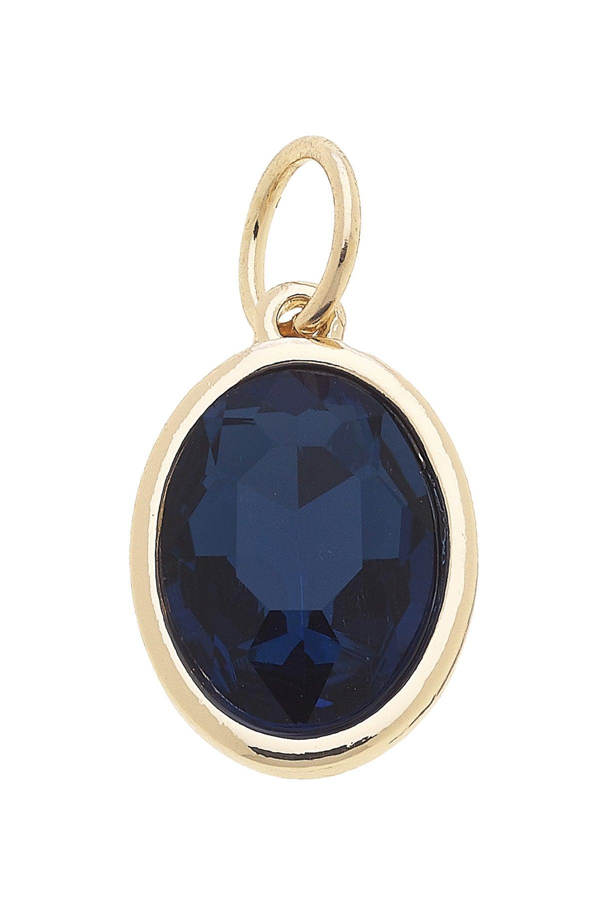 Birthstone Charm - September Sapphire