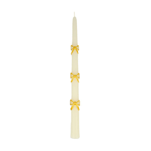 Taper Candles - Gold Bow