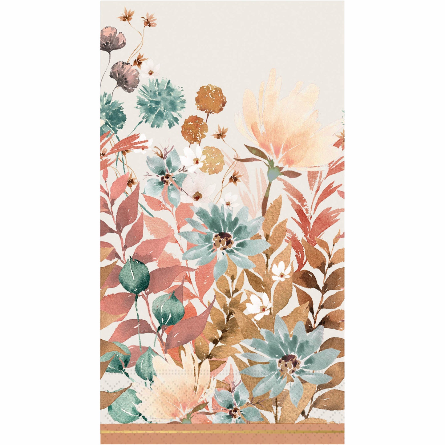 Guest Napkin - Boho Autumn Floral