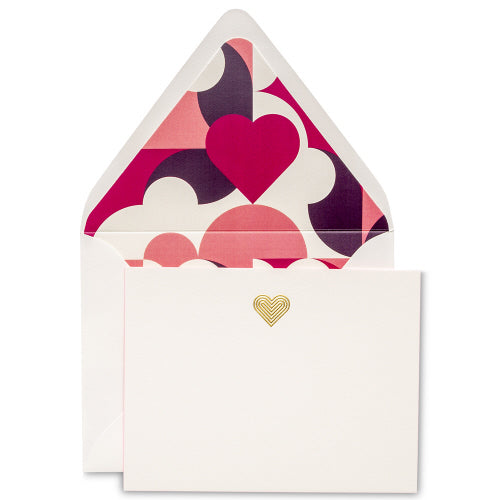 Letterpress Boxed Cards - Heart Fancy Pants