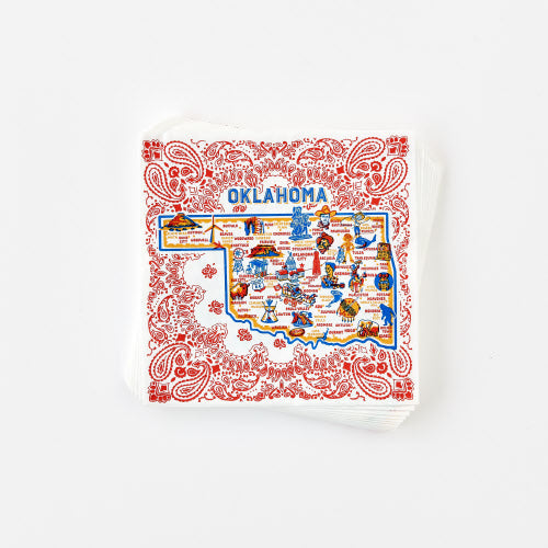 Luncheon Napkin - Oklahoma Pattern
