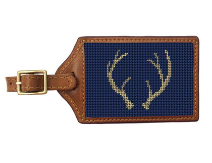 Needlepoint Luggage Tag - Steadfast