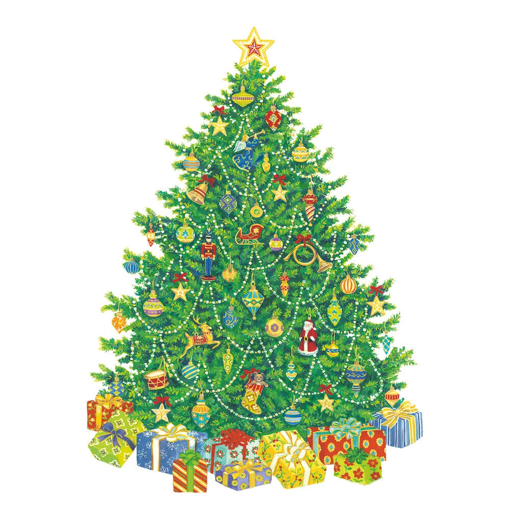 Christmas Tree Ornament Tag - 4 Pack