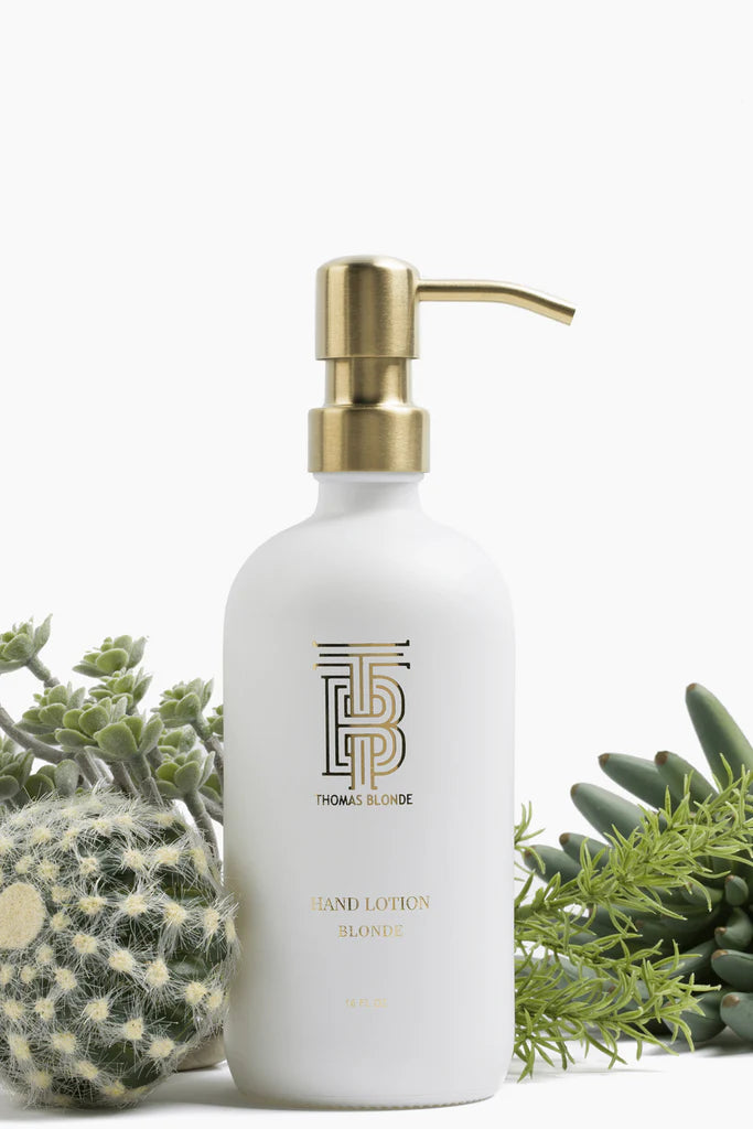 16 oz Glass Hand Lotion - Blonde