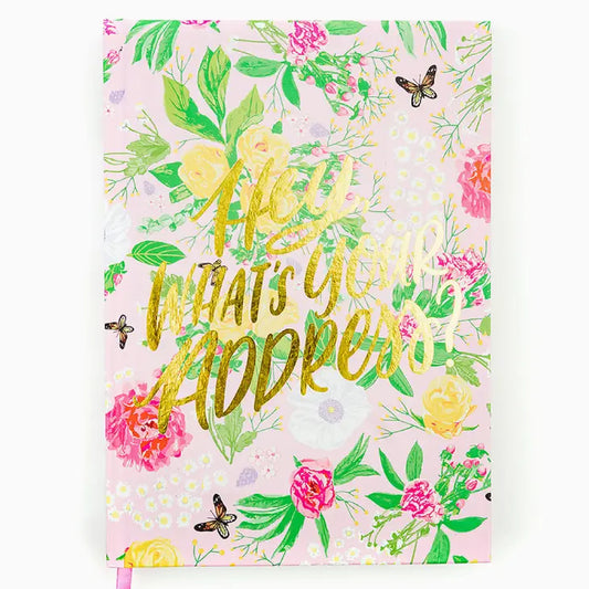 Floral Address Book